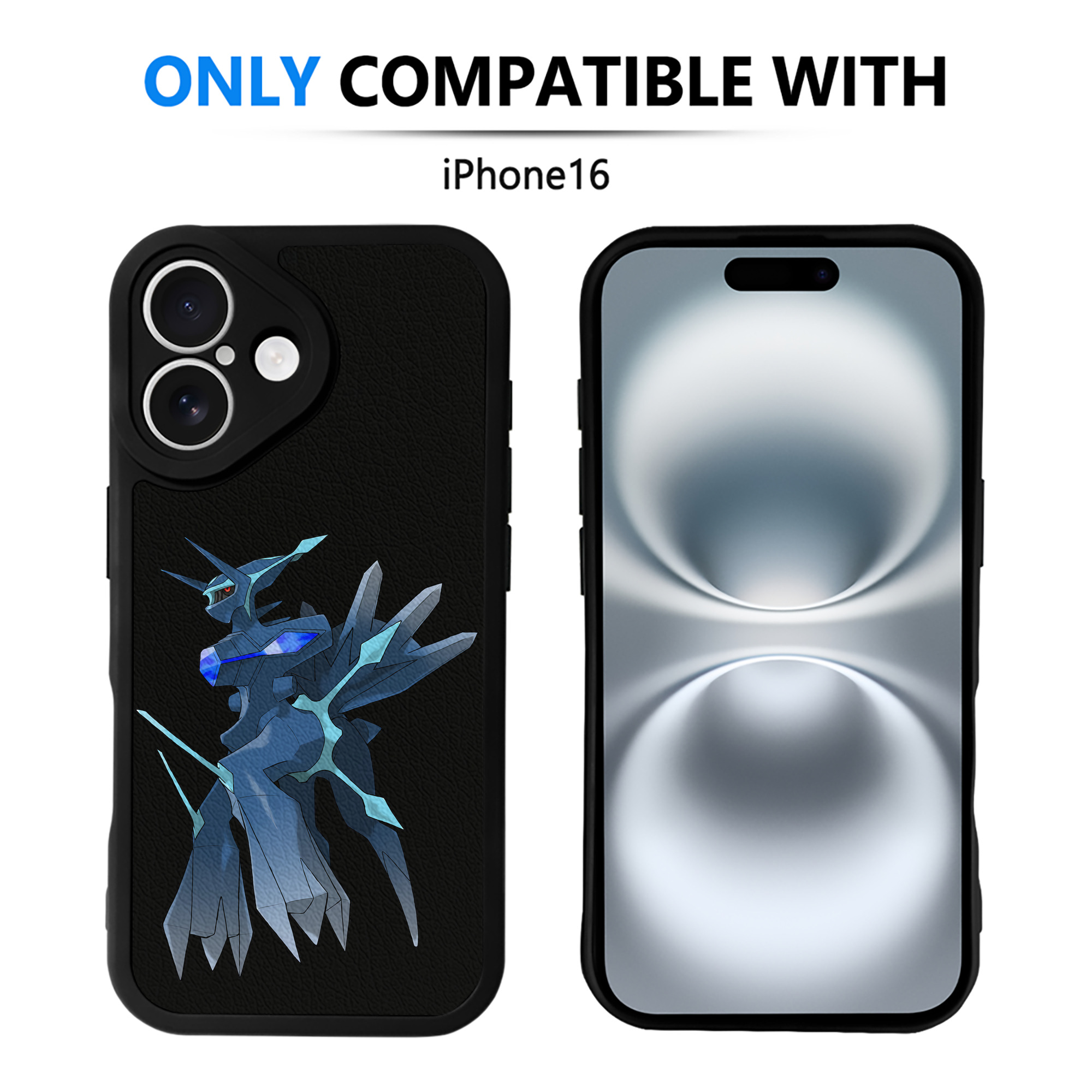 （画像用） ポケットモンスター Pokémon 【iPhone 16シリーズ対応】シリコンスマホケース（レザー調） 材質：シリコン